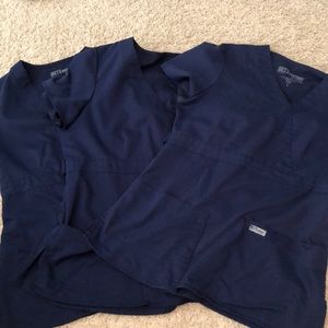 Set of 3- Greys anatomy scrub tops